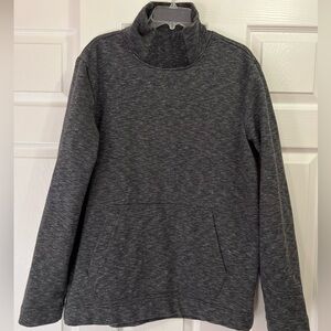 Banana Republic Organic Cotton Terry Mock Neck Pullover Sweater
